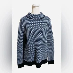 Liz Claiborne multicolor knit warm sweater large